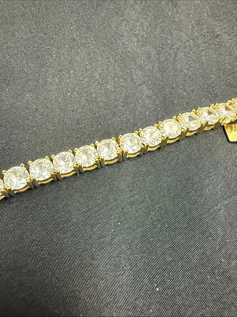 Park Lane Gold-Tone Bracelet with Clear Stones